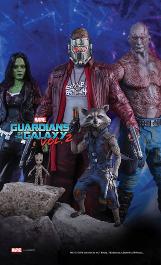 Illustration for article titled Hot Toys Teases New Guardians 2 Figures...and I Already Lost Baby Groot